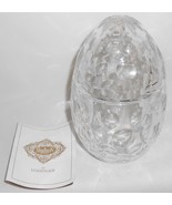 Godinger SHANNON CRYSTAL Lead Crystal COVERED EGG Trinket Box MADE IN PO... - $734.85 MXN