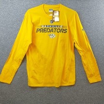 NHL Nashville Predators Hockey Shirt Men's Long Sleeve Large - $24.74