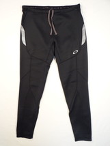 Oakley Black Flexibility Pants Reflective Running Cycling Pants Tights M... - £59.34 GBP