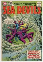 Sea Devils 4 FNVF 7.0 Silver Age DC 1962 Russ Heath Painted Cover - £54.81 GBP