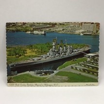 North Carolina Battleship Vintage Postcard - $6.92