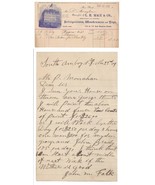 L.H. Mace &amp; Co. 1902 Sales Receipt + 1909 Contractors Estimate ~ P J Mon... - $40.95 CAD