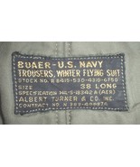 USN US Navy WEP trousers 38 Long; (38 X 31) Albert Turner circa 1960s; m... - $116.19 CAD
