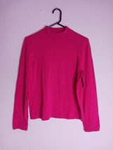 Pendleton Mockneck Pullover Sweater Women&#39;s Size M Pink - $242.17 MXN