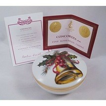 Bohemian Porcelain 1-3/4&quot; Holiday Keepsake Box In A Beautiful Gift Box - £7.56 GBP