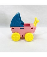 Vintage 1990&#39;s ILLCO Sesame Street Dollhouse Stroller Baby Carriage Buggy   - $162.78 MXN