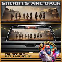 Sheriffs Are Back - Truck Back Window Graphics - Customizable - £46.11 GBP+