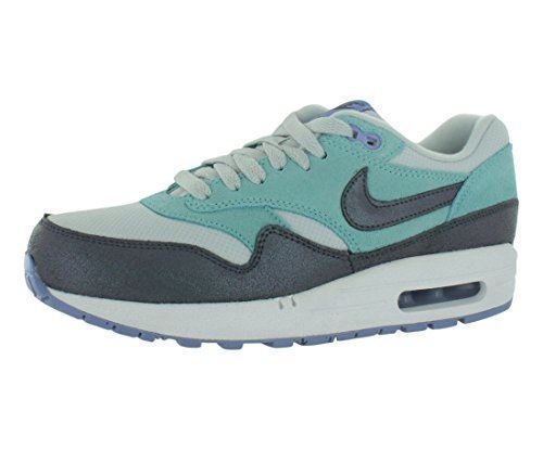 Primary image for Nike AIR MAX 1 Grey/Purple/White Running Shoes Women size 7.5