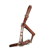 Vintage Winchester Leather Silver Western Show Halter Small Horse/Cob Size - $49.99