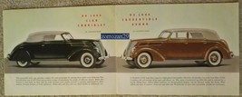 1937 FORD V-8 &#39;85 &amp; 60&#39;  VINTAGE ORIGINAL COLOR SALES BROCHURE - 7511 De... - $14.32