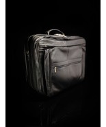 Leather Briefcase Traveler with wheels Measures 19 &quot; W x 16&quot; H x 10&quot; W New - $195.00