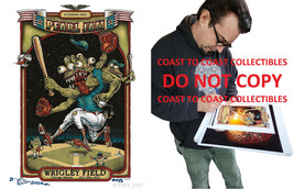 Emek Golan signed 2013 Pearl Jam gig poster 8x10 photo COA exact proof a... - $247.49