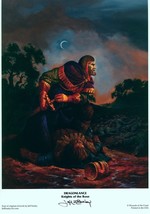 Jeff Easley SIGNED TSR AD&amp;D RPG Fantasy Art Print Dragonlance Knight of ... - $64.34