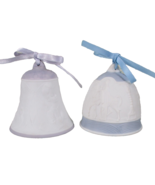 Vintage 1999 &amp; 1990 Lladro Porcelain Christmas Bells - $470.03 MXN