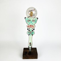 Magic Hat Brewing &quot;Spring Vinyl&quot; Crystal Ball Snow Globe Beer Tap Handle... - £34.99 GBP