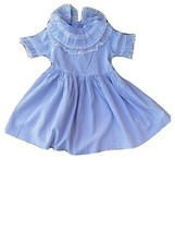 VTG 1950s Toddler Girl Blue Gingham Party Dress Lil Bee Frockette Sz 4T ... - $1,198.54 MXN