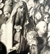 Adoration Of The Trinity Durer 1950 Religious Art Plate Print Phaidon DWX4C - £31.41 GBP