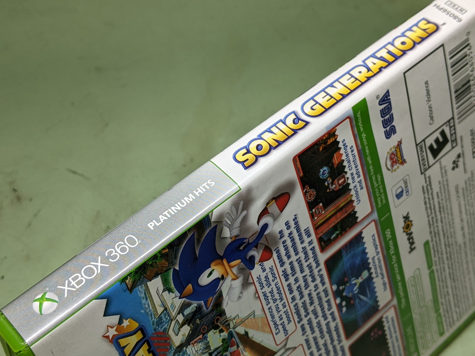 Sonic Generations [Platinum Hits] Microsoft XBox360 Complete in Box - $9.24