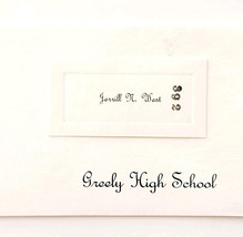 1981 Greely High School Graduation Invitation w/ Name Card Maine Ephemer... - $568.44 MXN