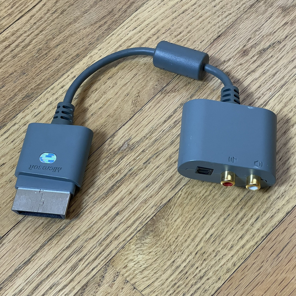 Microsoft XBOX 360 Audio Adapter X808221-001 Very Good - $4.49