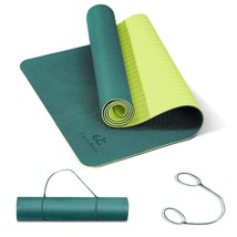 Yoga Mat Non Slip Tpe Yoga Mats Exercise Mat Eco Friendly Workout Mat Fo... - £36.19 GBP