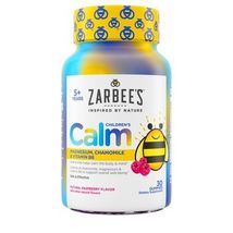 12/25 Zarbee's Naturals Children’s Calm Gummies Magnesium Raspberry Flav... - $9.65