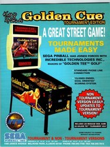 Kelly Packard Golden Cue Pinball Flyer Original Lady Pool Table Player A... - $25.18