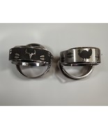 Custom Hunting Ring: Stainless Steel Deer, Duck & Turkey Motif - $125.00