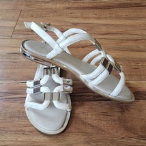 Aldo White Strappy Sandal Size 6 - $9.75