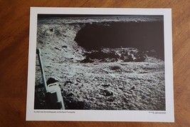 Vintage NASA 11x14 Photo/Print 69-HC-881 Crater Near Landing Spot Sea Of... - $12.00