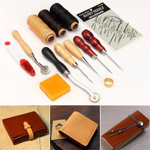 13pcs Leather Working Tools Canvas Stitching Repair Tool Needle Thread A... - $13.99