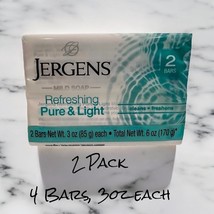 Jergens Mild Soap, Refreshing Pure And Light. 2 Pack, 4 Bars 3 Oz ea. - $290.76 MXN