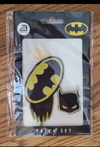 NEW Bioworld DC Batman Iron On 3 Patch Set Loot Crate WB Sealed Official - £9.25 GBP