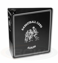 1 BCW 3&quot; Heavy Duty D-ring Black Basketball Binder Album - $332.27 MXN
