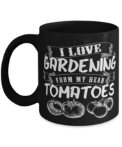 I Love Gardening, black coffee mug, coffee cup 11oz and 15oz. Model 6400016  - £19.97 GBP