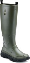 Riding Motorcycle Cow Girl Mid Calf White Boots Chunky Heel Size 10 Wedding - $29.69