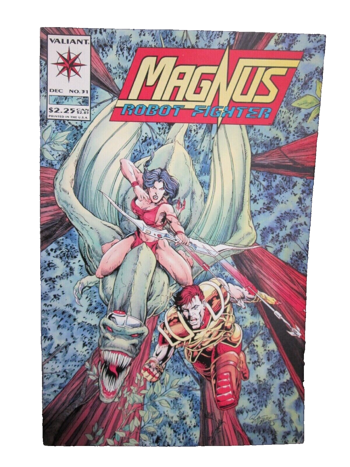 Magnus Robot Fighter No. 31 Valiant Comics Bagged and Boarded - $3.47