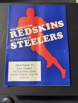 Original Vintage 1953 Washington Pittsburgh Steelers Official Program  - £37.70 GBP