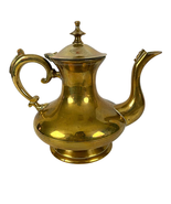 VTG Brass Coffee Pot Lidded Made in India - £24.66 GBP