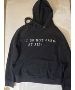 Forever 21 Hoodie Sweater I DO NOT CARE AT ALL pre-owned SMALL - €17,17 EUR