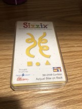 SIZZIX DIE CUTS FOR SCRAPBOOKING CONFETTI  38-0148 Yellow Medium Die - $9.39