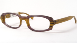 Cecile 201-28 0778/43/78 Prune / Olive Jaune Unique Rare Lunettes 50-18-... - £211.72 GBP