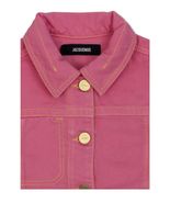 JACQUEMUS Girls Logo Patch Cotton Denim Jacket - $118.80