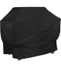 Grill Cover 48x24x46 Heavy Duty Waterproof with Straps (Black) - £12.37 GBP