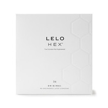 LELO HEX Original Lubricated Latex Condoms 36-Pack - £35.24 GBP