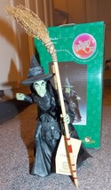 2001 Wizard Of Oz Wicked Witch Fabric Mache Table Piece Figurine New The... - £79.92 GBP