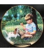 1987 The Hamilton Collection Treasured Days Justin Collector Plate w/wal... - £19.45 GBP