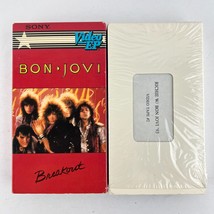 Bon Jovi Breakout &amp; Interview TV VHS Video Tape Lot - £15.47 GBP