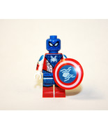 Captain Spider Spider-Man America Toys Minifigures - $123.27 MXN