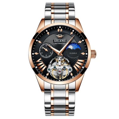 Quality Tourbillon Men's Watch Men Moon Phase Automatic montre Diesel Watches Me